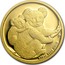 Australia 15 Dollars Koalas on a Tree Branch 2008 KM# 1873 1/10 OZ 9999 GOLD P SB coin reverse
