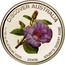 Australia 15 Dollars Sturt's desert rose 2006 Proof KM# 982 DISCOVER AUSTRALIA 1/10 OZ PLATINUM 9995 2006 STURT'S DESERT ROSE coin reverse