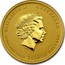Australia 15 Dollars Year of the Ox 2009 KM# 1891 ELIZABETH II AUSTRALIA 1/10 OZ 9999 GOLD 2009 15 DOLLARS IRB coin obverse