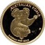 Australia 2 Dollars Australian Koala 2013 KM# 2078 AUSTRALIAN KOALA 0.5 GRAM 9999 GOLD P coin reverse