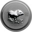 Australia 2 Dollars Lunar Pig 2007 KM# 1885 2007 2 OZ 999 SILVER coin reverse