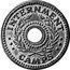 Australia Two Shillings ND(1943) KM# Tn4.1 Token coinage INTERNMENT CAMPS coin obverse
