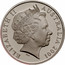 Australia 20 Cents (Centenary of Federation - Queensland) KM# 554 ELIZABETH II AUSTRALIA 2001 IRB coin obverse