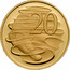 Australia 20 Cents (Platypus) KM# 403b 20 SD coin reverse