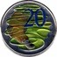 Australia 20 Cents Platypus (Colorized) 2013 KM# 403c 20 SD coin reverse