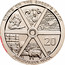 Australia 20 Cents (Riding on the Sheep's Back) KM# 1502 RIDING ON THE SHEEP'S BACK 20 G AUSTRALIAN WOOL coin reverse