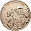 Australia 20 Cents (World War II - Coming Home) KM# 745 WORLD WAR 1939-1945 COMING HOME 20 coin reverse