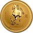 Australia 200 Dollars Lunar Horse 2002 KM# 1336 2002 2 OZ 9999 GOLD coin reverse