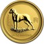 Australia 25 Dollars Lunar Dog 2006 KM# 1892 2006 1/4 OZ 9999 GOLD coin reverse