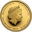 Australia 25 Dollars Year of the Dragon 2012 KM# 1672 ELIZABETH II AUSTRALIA 1/4 OZ 9999 GOLD 2012 25 DOLLARS IRB coin obverse