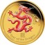 Australia 25 Dollars Year of the Dragon 2012 KM# 1672a YEAR OF THE DRAGON P coin reverse