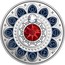 Canada 3 Dollars Canada Zodiac Series. Taurus with Swarovski Crystal 2017 PY coin reverse