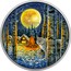 Canada 30 Dollars Animals in the Moonlight - Lynx 2017 CA coin reverse