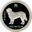 Australia 30 Dollars Lunar Dog 2006 KM# 1896 2006 1 KILO 999 SILVER coin reverse