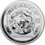 Australia 30 Dollars (Lunar Dragon) KM# 525.1 2000 1 KILO 999 SILVER coin reverse