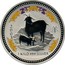 Australia 30 Dollars Lunar Goat (Colorized) 2003 KM# 681a 2003 1 KILO 999 SILVER SA coin reverse