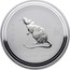 Australia 30 Dollars Lunar Mouse 2007 KM# 1898 2008 1 KILO 999 SILVER coin reverse