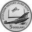 Australia 5 Dollars Aviation history - Avro 504K 2008 Proof KM# 1072 AVIATION HISTORY-AVRO 504K AVRO 5 DOLLARS coin reverse