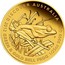 Australia 5 Dollars Green and Gold Bell Frog in grass 2012 P Proof KM# 1716 DISCOVER AUSTRALIA 2012 GREEN & GOLD BELL FROG 1/25OZ 9999 GOLD P WR coin reverse