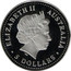 Australia 5 Dollars Koala 2002 P Proof KM# 1868 ELIZABETH II AUSTRALIA • 5 DOLLARS • IRB coin obverse