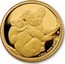 Australia 5 Dollars Koalas on a tree branch 2008 KM# 1872 1/25 OZ 9999 GOLD P SB coin reverse