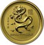 Australia 5 Dollars Lunar Dragon 2000 KM# 569 2000 1/20 OZ 9999 GOLD coin reverse