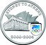 Australia 5 Dollars Sydney to Athens 2004 2004 KM# 727 SYDNEY TO ATHENS 2000-2004 coin reverse