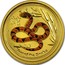 Australia 5 Dollars Year of the Snake 2013 KM# 2088 YEAR OF THE SNAKE P coin reverse