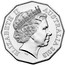 Australia 50 Cents 100 Years of Commonwealth Stamps 2013 KM# 1960 ELIZABETH II AUSTRALIA 2013 IRB coin obverse