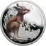 Australia 50 Cents Bush Babies - Kangaroo 2010 KM# 1456 AUSTRALIAN KANGAROO P EM coin reverse
