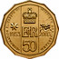 Australia 50 Cents Coronation Jubilee 2003 KM# 799 CORONATION ELIZABETH II FIFTIETH ANNIVERSARY 1953 E II R 2003 50 coin reverse