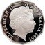 Australia 50 Cents Fiftieth Anniversary of Coronation Elizabeth II 2003 Proof KM# 799a ELIZABETH II AUSTRALIA 2003 coin obverse