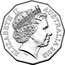 Australia 50 Cents Firstborn Baby of the Duke and Duchess of Cambridge 2013 KM# 2146a ELIZABETH II AUSTRALIA 2013 IRB coin obverse