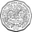 Australia 50 Cents Firstborn Baby of the Duke and Duchess of Cambridge 2013 KM# 2146a FIRST BORN CHILD TO THE DUKE AND DUCHESS OF CAMBRIDGE W. C HRH PRINCE GEORGE BORN 22.07.2013 50 coin reverse