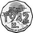Australia 50 Cents Shores Under Siege 2012 KM# 1744 1942 50 CENTS BOMBING OF AUSTRALIA coin reverse