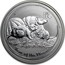 Australia 50 Cents Year of the Mouse 2008 KM# 1879 YEAR OF THE MOUSE P coin reverse