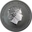 Australia 50 Cents Year of the Snake (Colorized) 2013 KM# 1832a ELIZABETH II AUSTRALIA 1/2 OZ 999 SILVER 2013 50 CENTS IRB coin obverse