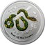 Australia 50 Cents Year of the Snake (Colorized) 2013 KM# 1832a YEAR OF THE SNAKE P coin reverse