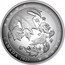 Canada 50 Dollars Maple Leaves in Motion Domed Concave shape 2017 Proof CANADA 2017 50 DOLLARS LTK coin reverse
