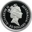 Australia 50 Dollars The Australian Koala 1992 KM# 173 ELIZABETH II AUSTRALIA 50 DOLLARS RDM coin obverse