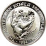 Australia 50 Dollars The Australian Koala 1994 KM# 252 THE AUSTRALIAN KOALA 1/2 OZ 9995 PLATINUM 1994 MM coin reverse