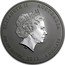 Australia 8 Dollars Year of the Snake 2013 KM# 2097 ELIZABETH II AUSTRALIA 5 OZ 999 SILVER 2013 8 DOLLARS IRB coin obverse