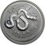 Australia 8 Dollars Year of the Snake 2013 KM# 2097 YEAR OF THE SNAKE P coin reverse