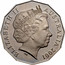 Australia Fifty Cents Centenary of Federation - Australian Capital Territory 2001 KM# 553 ELIZABETH II AUSTRALIA 2001 IRB coin obverse