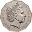 Australia Fifty Cents Diamond Wedding - Elizabeth and Philip 2007 KM# 1041 ELIZABETH II AUSTRALIA 2007 IRB coin obverse
