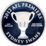 Australia One Dollar AFL Premiers Sydney Swans 2012 2012 KM# 2021 2012 AFL PREMIERS ONE DOLLAR ONE OUNCE FINE SILVER SYDNEY SWANS coin reverse