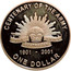 Australia One Dollar Army Anniversary 2001 KM# 530a CENTENARY OF THE ARMY THE ARMY AUSTRALIAN 1901 - 2001 ONE DOLLAR coin reverse