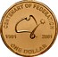 Australia One Dollar Centenary of Federation 2001 B IRB joined KM# 534.1 CENTENARY OF FEDERATION 1901 2001 ONE DOLLAR coin reverse