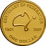 Australia One Dollar Centenary of Federation 2001 B Proof KM# 534.1a CENTENARY OF FEDERATION 1901 2001 ONE DOLLAR coin reverse