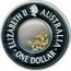 Australia One Dollar Eureka Stockade 2004 KM# 740 ELIZABETH II AUSTRALIA ONE DOLLAR IRB coin obverse